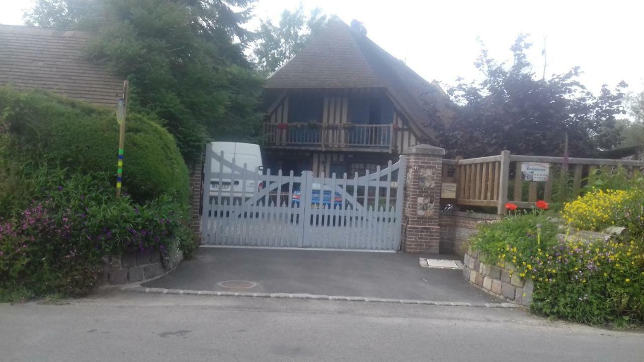 Chez Catherine - Chaumiere Normande Theuville-aux-Maillots Eksteriør bilde